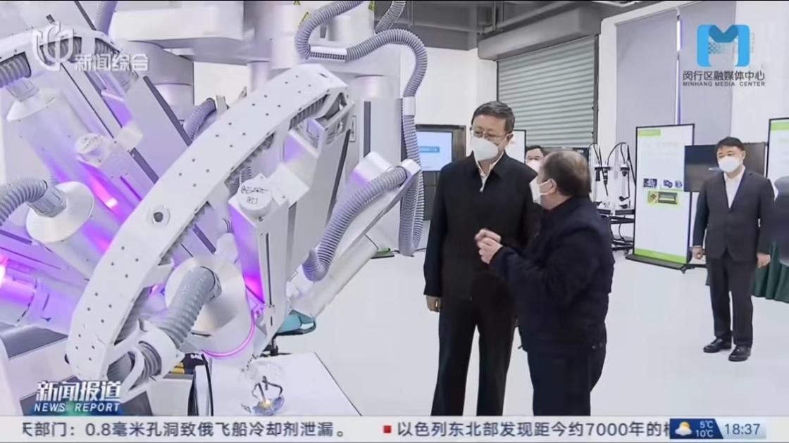 不负韶华，砥砺前行—术锐作为交大科技成果转化优秀企业代表之一接受市领导检阅！