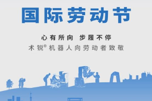 心有所向，步履不停，术锐®机器人向劳动者致敬